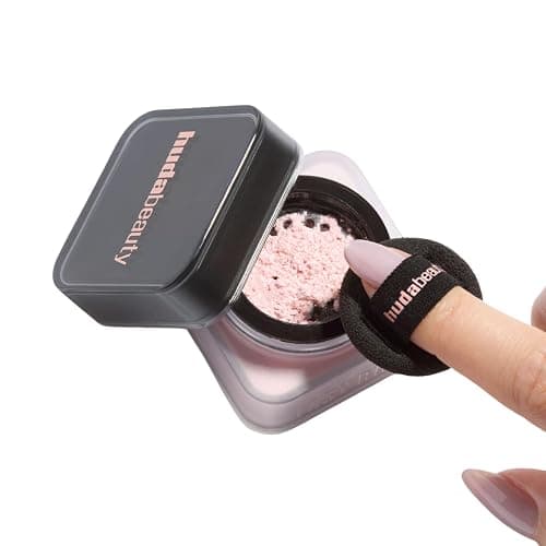 Huda Beauty Baby Bake Mini Easy Bake Loose Baking & Setting Powder - Pound Cake (fair, light, medium, and tan skin tones.) .21 Oz / 6g. thumbnail 6