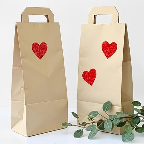 Anwyll Heart Stickers - Glitter Red Heart Stickers 480Pcs 1Inch Love Sticker Self-Adhesive Valentines Day Hearts Shaped Sticker for Kids Classroom Reward Envelope Seal Birthday Wedding Favor thumbnail 6