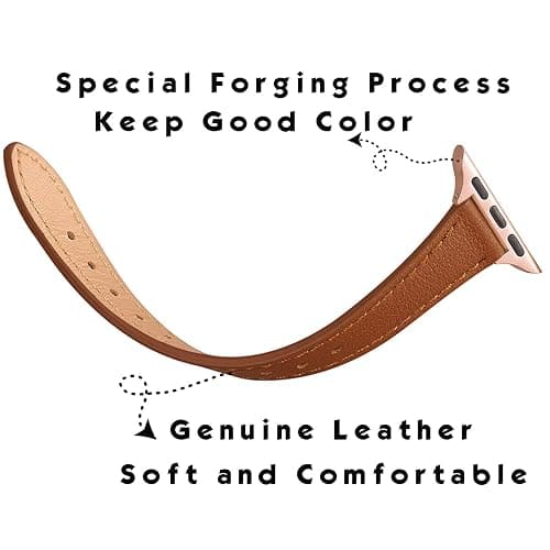 Bundle of the Metal and Leather Apple Watch Replacement Band thumbnail 5