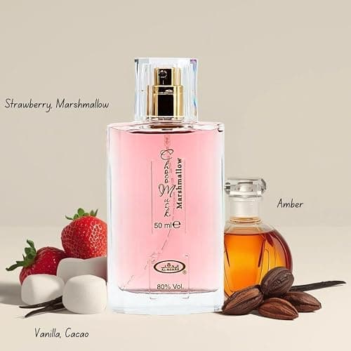 Al-Rehab Choco Musk Marshmallow 3-Piece Gift Set – Eau de Parfum 50ml + Shower Gel 200ml + Body Mist 250ml – Sweet Strawberry & Marshmallow Unisex Collection thumbnail 4