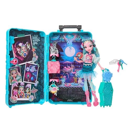 Monster High Skulltimate Secrets Lagoona Blue Doll and Accessories Set, Destination: Gore-geous Oasis with Suitcase and 19+ Surprises like Clothes, JDR51 thumbnail 5