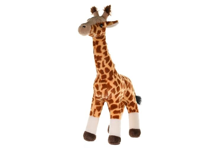 Wild Republic Standing Giraffe Plush Soft Toy, Cuddlekins Cuddly Toys, Gifts for Kids, Brown, White, Black, 43 cm thumbnail 4