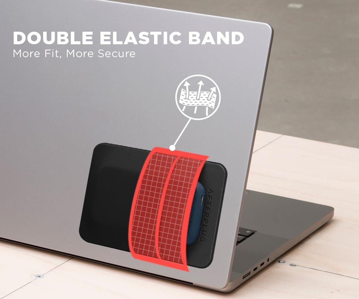 Funda Adhesiva de 2 Bolsillos para Disco Duro de Laptop, Bolsa Reutilizable que se Adhiere para SSD Externo Portátil, HDD, Ratón Delgado y Cables (Pequeño - Cabe SSD) thumbnail 5