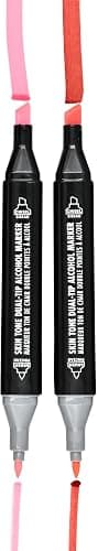 Studio Series Dual-Tip Skin Tone Alcohol Markers (Set of 18 colors) thumbnail 4