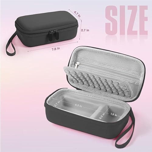 Seracle Camera Bag Carrying Case Compatible with Canon G7X Mark III/ G7X Mark II Digital Camera, Hard Bag Suitable for Travel and Home Storage (Black) thumbnail 6
