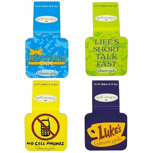 Ata-Boy Gilmore Girls Bookmark, Gilmore Girls TV Show Magnetic Bookmarks (4 Set) Gilmore Girls Gifts & Merchandise - Image 1