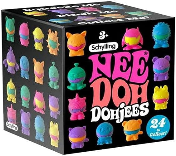 GrandeNero Squeezy, Stretchy-Dohjees Pop -Swap Teenie Nee Doh on The Inside (One Per Order)-Blind Box - Image 1