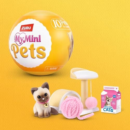 My Mini Pet Series 1 (2 PACK) by ZURU – Collectible Mystery Capsule with Miniature Pet, Home, & Accessories, Unbox Adorable Critters & Playscape for Girls & Collectors. thumbnail 5
