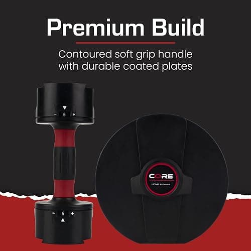 Core Fitness® Adjustable Dumbbell Weight Set by Affordable Dumbbells thumbnail 7