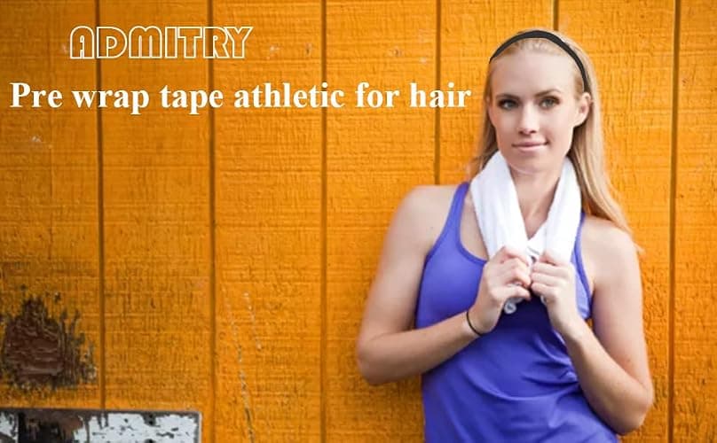 ADMITRY Pre Wrap Tape Athletic,3 Rolls X 22 Yards Black Prewrap | Headbands for Hair,Foam Underwrap Sports Wrap thumbnail 7