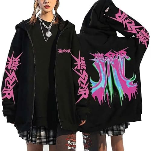 SKZ Album STAR Hoodie Jacket Felix Hyunjin Bangchan Lee Know Zippered Sweatershirts Jacket - Image 1