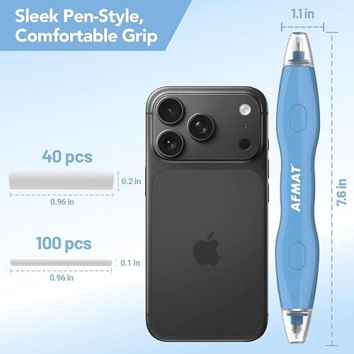 AFMAT Electric Eraser, with 140 Eraser Refills, Rechargeable Pencil Erasers for Artists, Electric Erasers for Drafting, Drawing, Painting, Sketching, Architectural Plans, Detailer Tool EE25 thumbnail 2