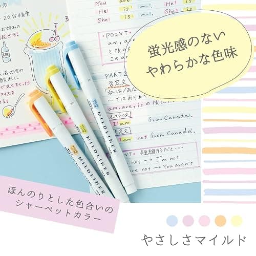 ZEBRA WKT7-5C-YC Mildliner Fluorescent Marker [Parallel Import Goods] (Softness, Mild Colour) thumbnail 4