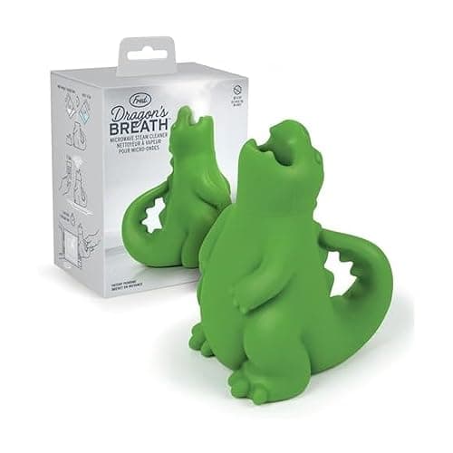 Genuine Fred DRAGON'S BREATH Microwave Steam Cleaner, BPA-Free Silicone Dragon Design, Easy to Use, Reduces Cleaning Time, Dishwasher Safe, Fun and Effective Kitchen Gadget - Image 1