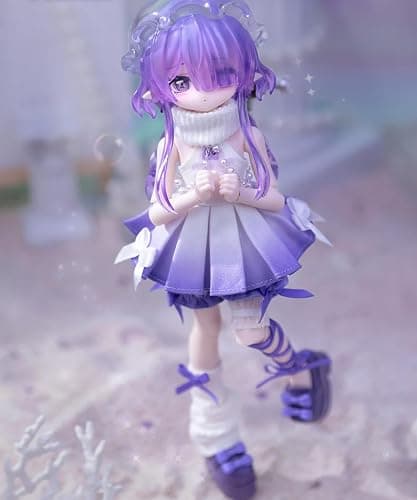 CALEMBOU BJD Blind Box, Ocean Gemstone Series 18cm Ball Jointed Doll, Cute Dress Up Doll with Joints, Collection Action Figure for Birthday Christmas thumbnail 6