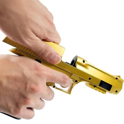 Toy Gun Pistols,Toy Guns with Soft Bullets - Perfect Toy for Kids and Adults of All Ages (Gold) thumbnail 5