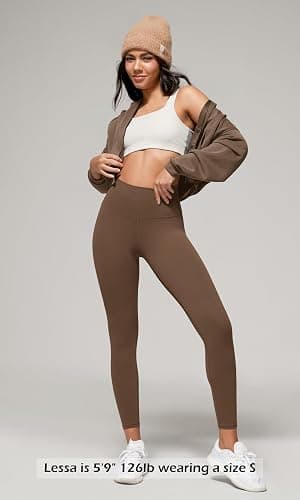 ODODOS Buttery Soft Lounge Yoga Leggings for Women 23" / 25" /28" High Waist Yoga Pants thumbnail 2