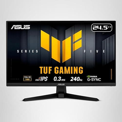 ASUS TUF Gaming Series 5 24.5” 1080P Monitor (VG259QM5A) – Full HD, Fast-IPS, 240Hz, 0.3ms, G-SYNC Compatible, FreeSync Premium, 99% sRGB, DisplayWidget, Gaming AI, 3 yr Warranty thumbnail 15