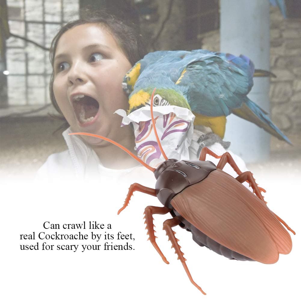 Control Remoto Realista Cucaracha Juguete Eléctrico Cucaracha Animal Miedo Divertido Truco para Niños thumbnail 8