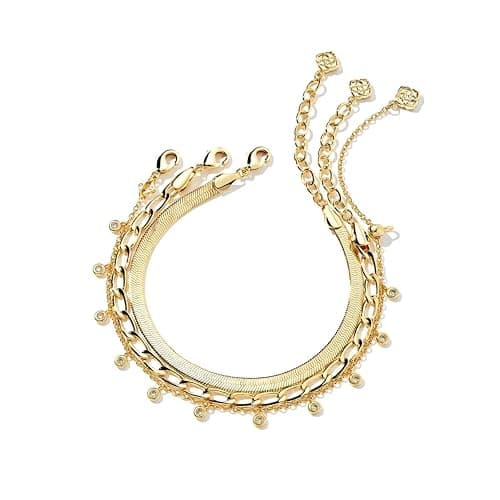 Kendra Scott Kassie Set of 3 Chain Bracelets, Fashion Jewelry for Women - Image 1