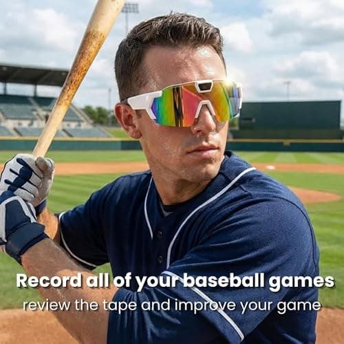 Softball Glasses with Camera, Pov Glasses Camera 4k with 32gb Sd Card, For Baseball & Outdoor thumbnail 5