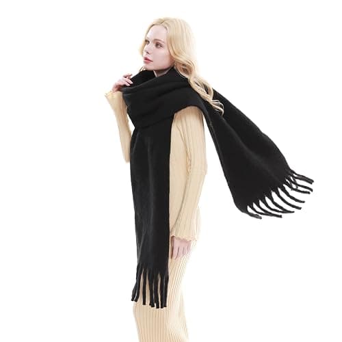 RIIQIICHY Chunky Scarf for Women Winter Warm Thick Scarves Oversized Blanket Scarf thumbnail 6