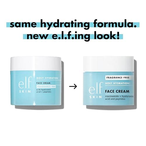 e.l.f. SKIN Holy Hydration! Face Cream, Fragrance Free, Smooth, Non-Greasy, Lightweight, Nourishing, Moisturises, Softens, Absorbs Quickly, Suitable For All Skin Types thumbnail 2