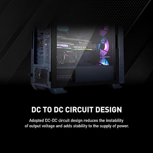 MSI MAG A650BN, Non-Modular Compact 650W Power Supply, 80+ Bronze, Low-Noise Fan, Active PFC Design, 5 Year Warranty thumbnail 5