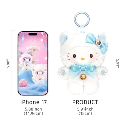 MINI LIKE Hello Kitty Blind Box - Sanrio Kuromi My Melody Sweet Piano Shining Meow Series Cute Vinyl Plush Collectible Mystery for Bag Charms Home Office Decor Birthday Couple Gifts,1Pcs Random thumbnail 3