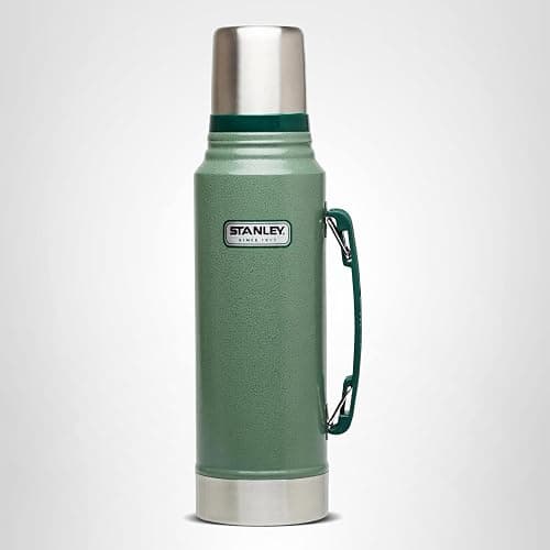 Stanley Heritage Classic Vacuum Bottle with Handle 1.1 qt | Wide Mouth w/Leakproof Cup Lid | Keep Drinks Hot or Cold | Insulated Stainless Steel Thermal Bottle | BPA-Free | Hammertone Green thumbnail 8