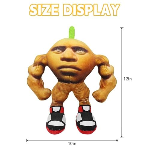 Italian Brainrot Plush,12 inch Udin Din Din Dun Toy Gift,Cute Stuffed Figure Doll for Kids and Adults Inspired Plush Toy thumbnail 3