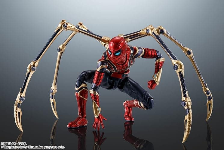 TAMASHII NATIONS - Spider-Man: Spider-Man: No Way Home - Iron Spider (Reissue), Bandai Spirits S.H.Figuarts Action Figure thumbnail 6