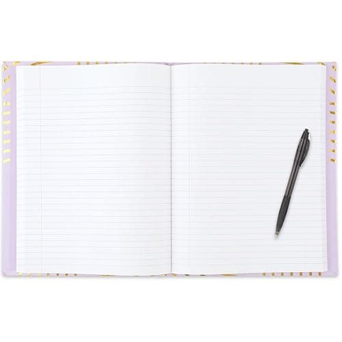 Five Star Composition Notebook, College Ruled, 9-3/4" x 7-1/2", 80 Sheets, Hardcover, Metallic Gold Arches (850111F-AMZ) - Metallic Gold Arches thumbnail 2