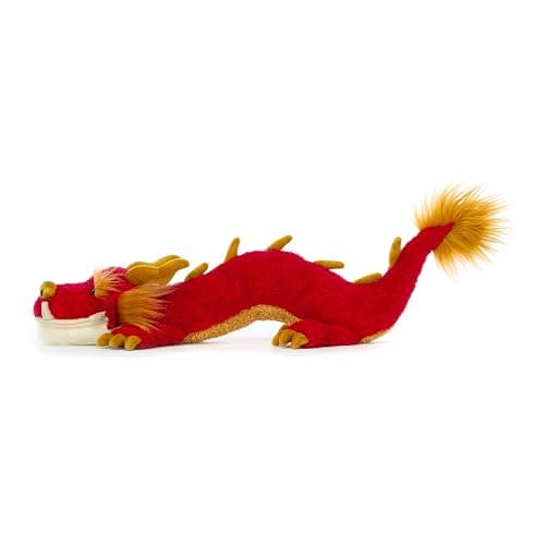 Jellycat Festival Dragon Stuffed Animal, 16.6 inches | Mythical Plush Toy | Chinese New Year Gift thumbnail 2