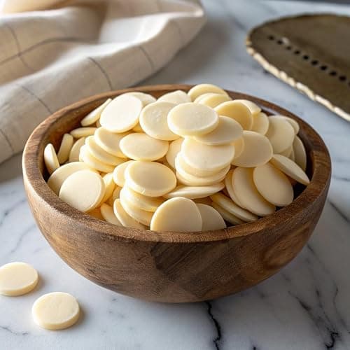 Merckens Chocolate Melting Wafers Bulk Bag Perfect For Dipping, Desserts, Baking And More (1 Pound, Super White) thumbnail 3