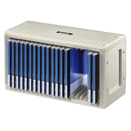 Hama CD Rack for 20 CDs | CD Storage for Hanging or Standing, Space-Saving, Small CD Stand, for the Office or Any Room | Grey thumbnail 3
