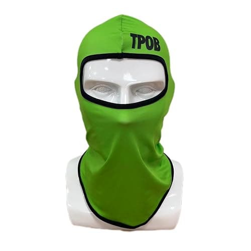 TPOB Balaclava Ski Mask Shiesty Mask Face Mask, Green, Unisex-Adults, Kids, Beanie, Face Mask, Balaclava, Sports, Winter - Image 1