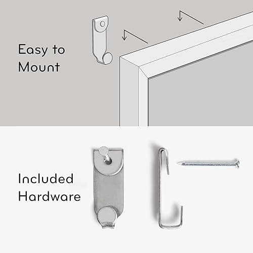 U Brands Magnetic Dry Erase Calendar White Board, 30" x 20", White Wood Style Frame, Includes Magnets thumbnail 10