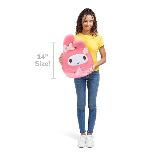 Squishmallows Original Sanrio 14-Inch My Melody Floral Print Plush - Medium-Sized Ultrasoft Official Jazwares Plush thumbnail 3