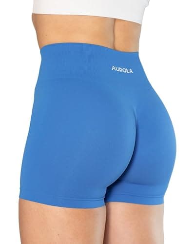 AUROLA Dream Collection Women Workout Shorts High Waist Gym Shorts, Scrunch Butt Seamless Athletic Shorts thumbnail 6