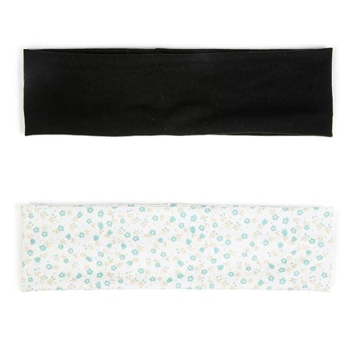 TERSE Boho Headbands for Women Short Hair Floral Headbands Non Slip Elastic Sweat Hairbands Soft Fabric Hair Bands Workout Yoga Running Sport Thin Wrap for Girls thumbnail 4