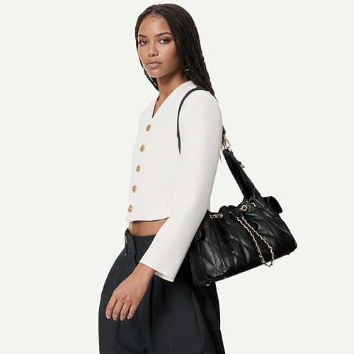 CLUCI Slouchy Hobo Bags for Women, Vegan Leather Shoulder Purse Tabby Handbag with Adjustable Strap Crumpled Quilted Tote Bag thumbnail 2