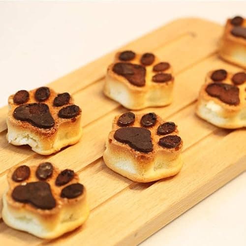 Elome Silicone Ice Tray Mini Animal Dog Cat Paw Print Cupcake Muffin Baking Cup Mold, Ice Cube Chocolate Soap Candle Tray Pink thumbnail 7