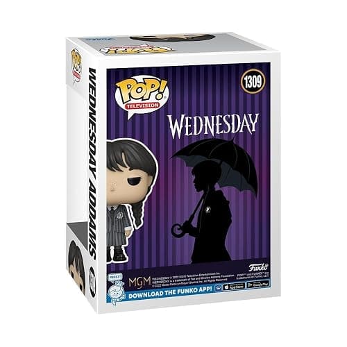 Funko Pop TV: Wednesday - Wednesday Addams - Collectable Vinyl Figure - Gift Idea - Official Merchandise - Toys for Kids & Adults - Comedy Fans - Model Figure for Collectors and Display thumbnail 3