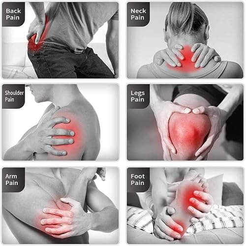 Neck Massager with Heat – 3D Deep Tissue Shiatsu, Portable for Pain Relief, Ideal for Neck Back Shoulders Legs, Home Office Car Gift for Women Men – by iKristin (Black) thumbnail 5