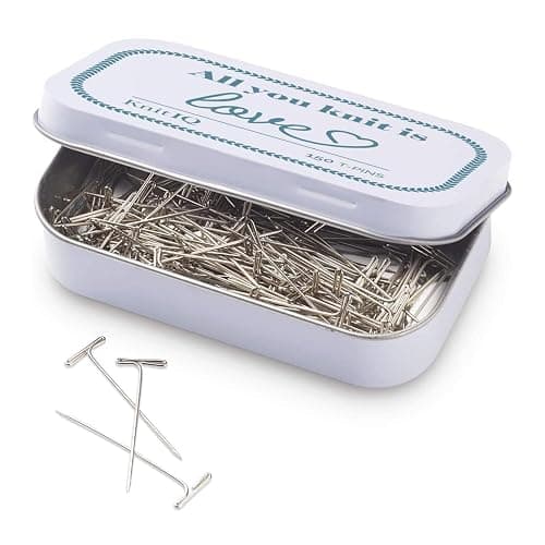 KnitIQ Pack of 9 Blocking Mats for Knitting and Crocheting - Extra Thick Blocking Boards for Crochet Projects - Block Mats for Knitting with Circular Gridlines, 150 T-Pins, and Storage Bag thumbnail 6