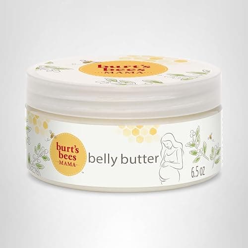 Burt's Bees Mama Belly Butter Stretch Mark Cream for Pregnancy Massages Body & Reduces Scar Appearance, Prenatal & Postnatal Tummy Skin Care, Shea Butter & Vitamin E Rich Formula, 6.5 Oz Tub thumbnail 14
