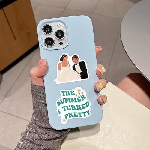 110 Pcs The Summer I Turned Pretty Classic TV Fashion Aesthetic Waterproof Vinyl Stickers for Adults for Birthday Party Supplies Decoration Favors for Water Bottles Laptop Suitcase thumbnail 2