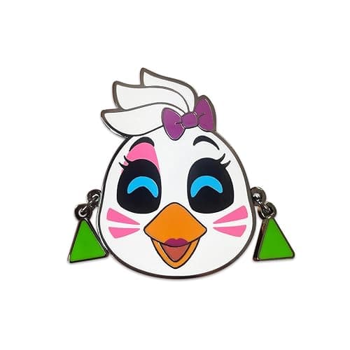 Youtooz Glamrock Chica Dangle Pin Set, Official Licensed Glamrock Chica Dangle Pins, Collectors Box Includes Glamrock Chica Dangle Pin by Youtooz Five Nights at Freddy's Collection - Image 1
