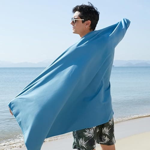 Rainleaf Microfiber Towel Perfect Travel & Gym & Camping Towel. Quick Dry - Super Absorbent - Ultra Compact - Lightweight. Suitable for Trip, Beach, Shower, Backpacking, Pool thumbnail 8